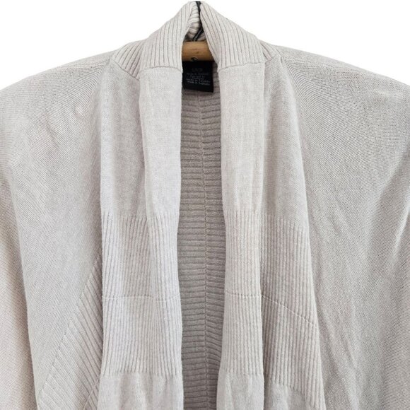 Calvin Klein Jeans Womens Open Front Beige Cardigan Small Lightweight Knit - Picture 3 of 9